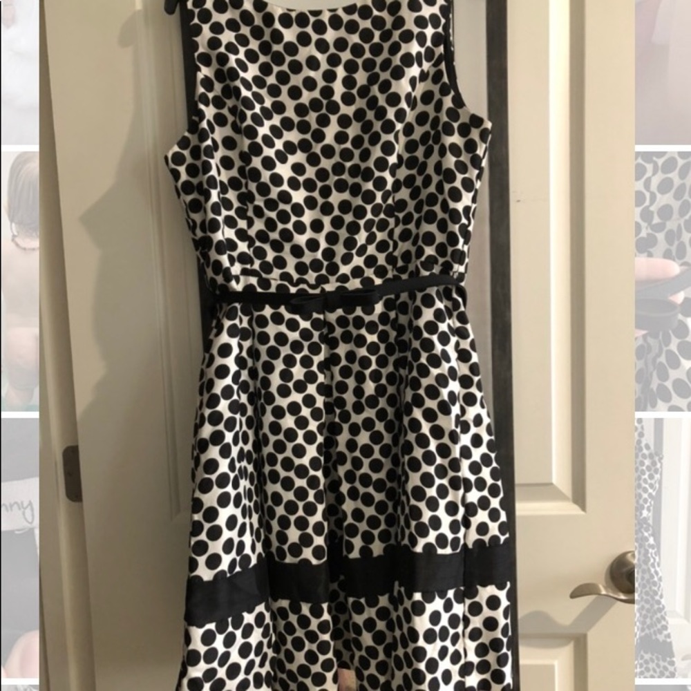 Black and White Polka Dot Dress